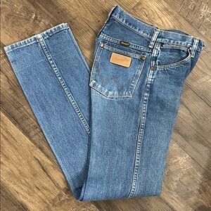 Vintage Wrangler Denim Jeans 16MWZG Junior Size 3x34
